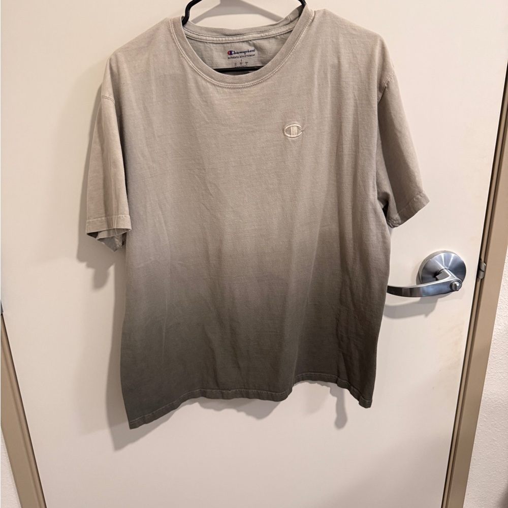 Champion Men's Tan Short Sleeve Tee